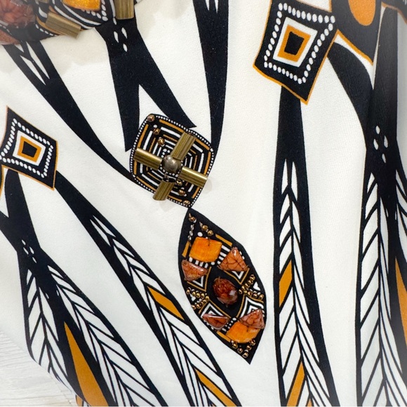 Muse by Boston Proper embellished/ jeweled shift dress - Picture 5 of 7